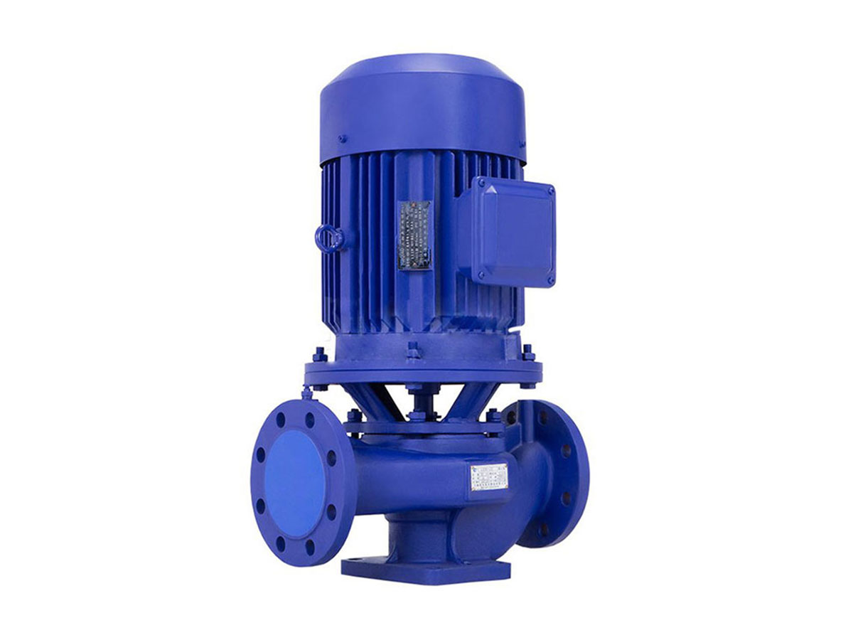 Vertical pipeline centrifugal pump