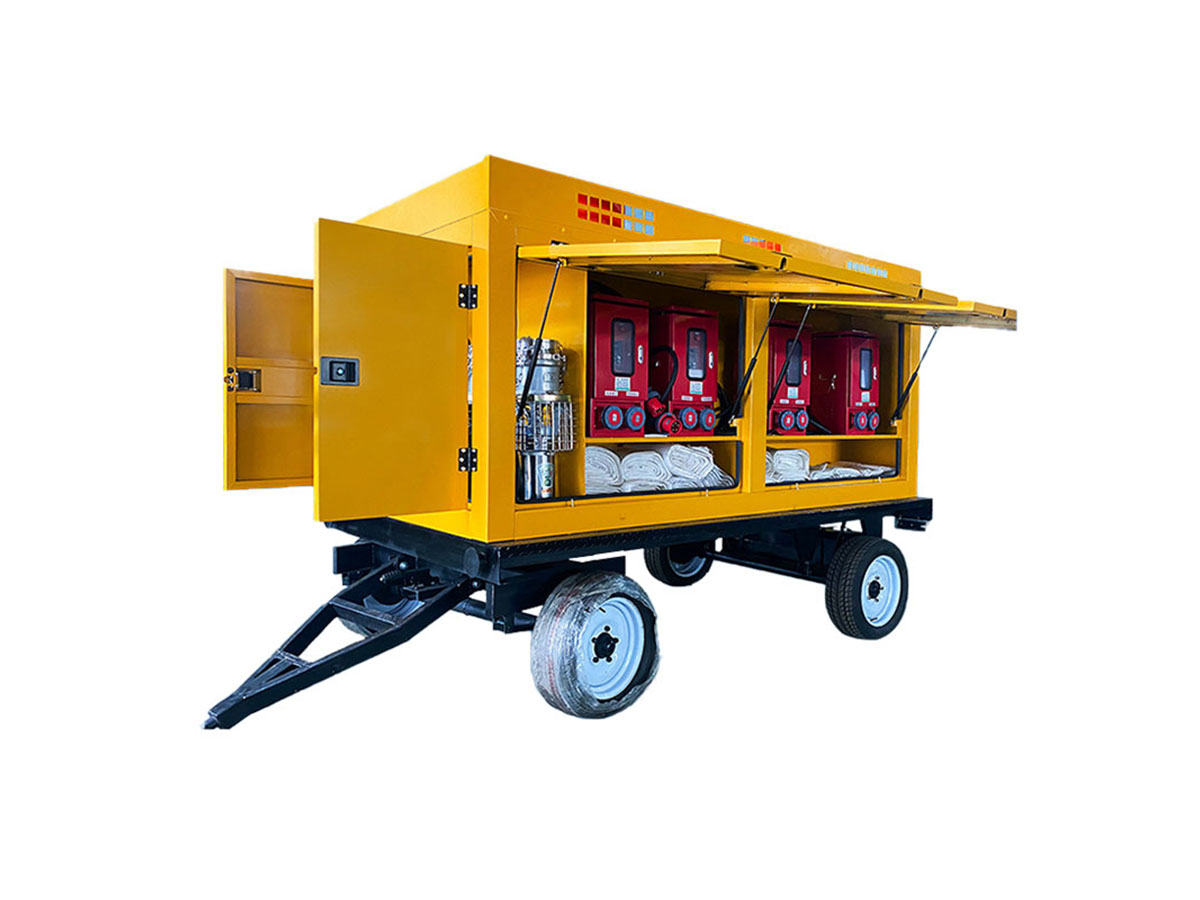 Emergency rescue and drainage trailer